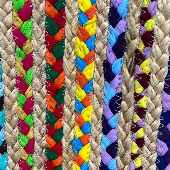 Beautiful!!! Antik Kraft Colorful Woven Tote!! ♥️💛💜 - Picture 5 of 15